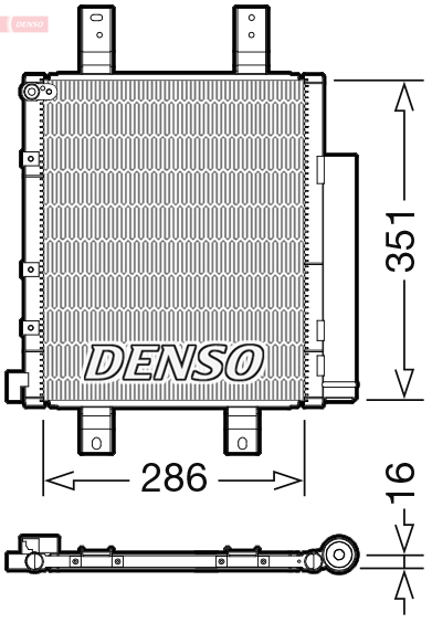 DENSO DCN35005 Condenser,...