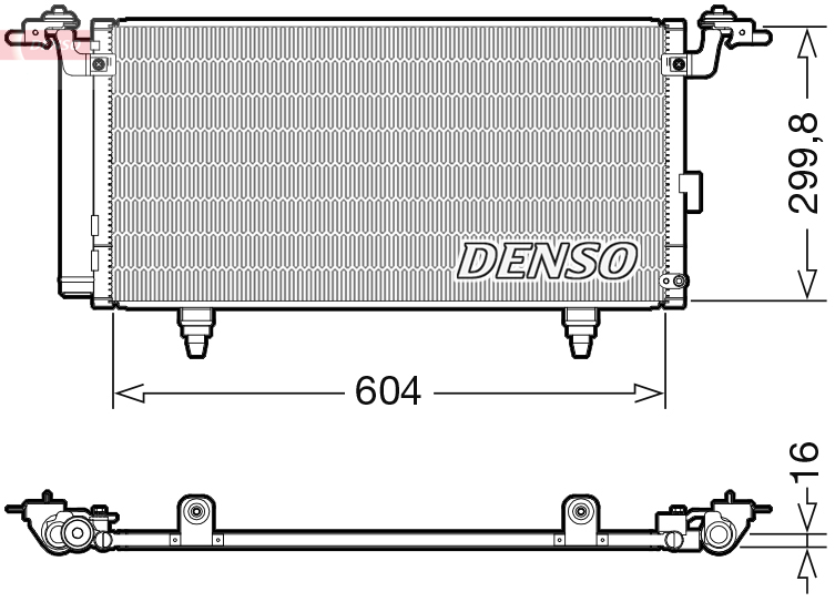 DENSO DCN36005 Condensatore, Climatizzatore