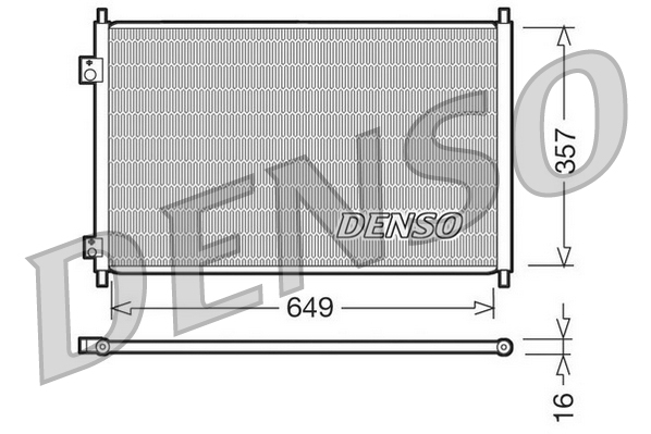 DENSO DCN40008 Condensatore, Climatizzatore