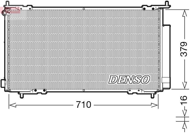 DENSO DCN40015 Condensatore, Climatizzatore-Condensatore, Climatizzatore-Ricambi Euro