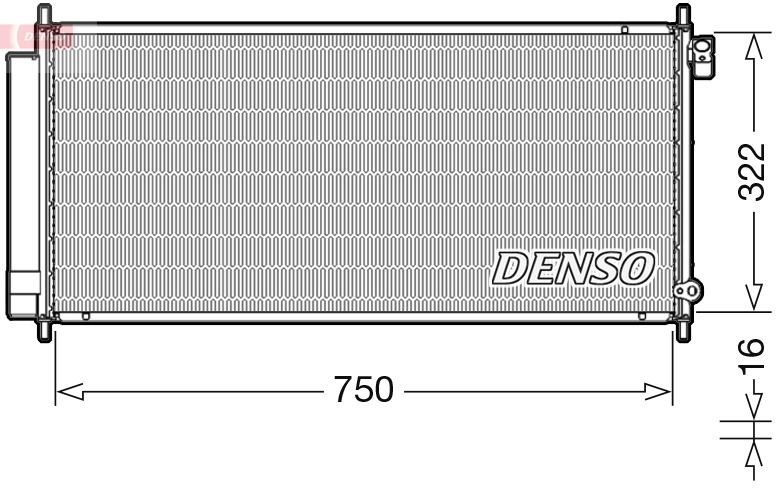 DENSO DCN40017 Kondenzátor,...