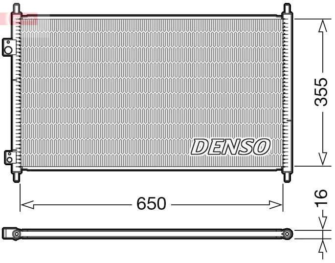 DENSO DCN40018 Condensatore, Climatizzatore-Condensatore, Climatizzatore-Ricambi Euro