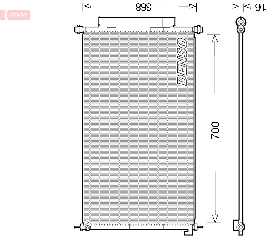 DENSO DCN40019 Condenser,...