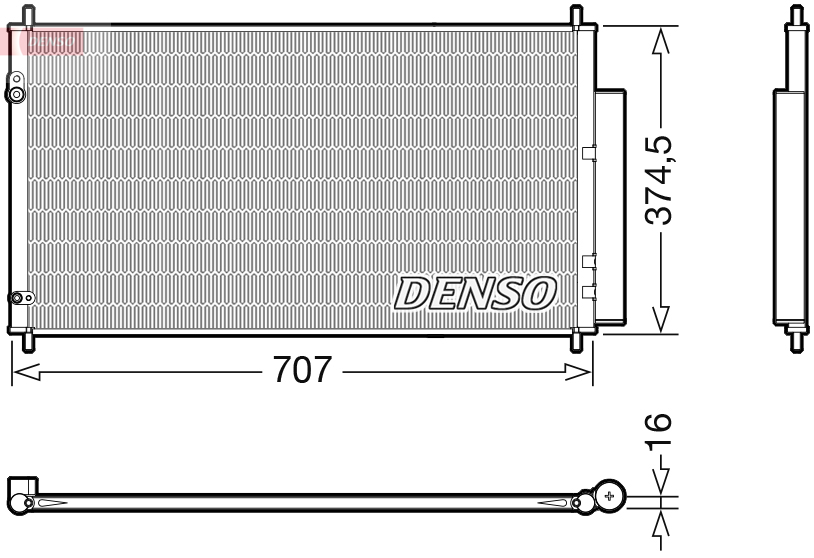 DENSO DCN40025 Condensatore, Climatizzatore