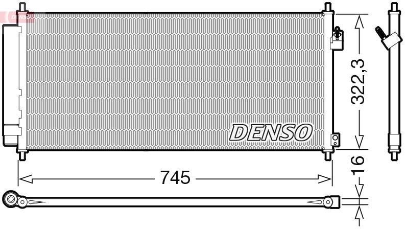 DENSO DCN40026 Condensatore, Climatizzatore-Condensatore, Climatizzatore-Ricambi Euro