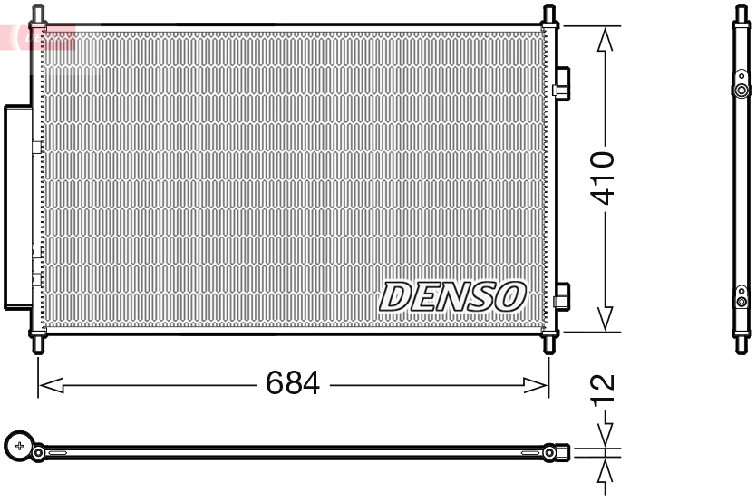 DENSO DCN40027 Condensatore, Climatizzatore