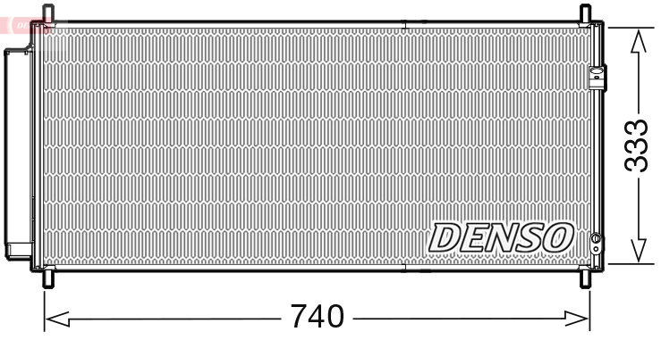 DENSO DCN40030 Condensatore, Climatizzatore