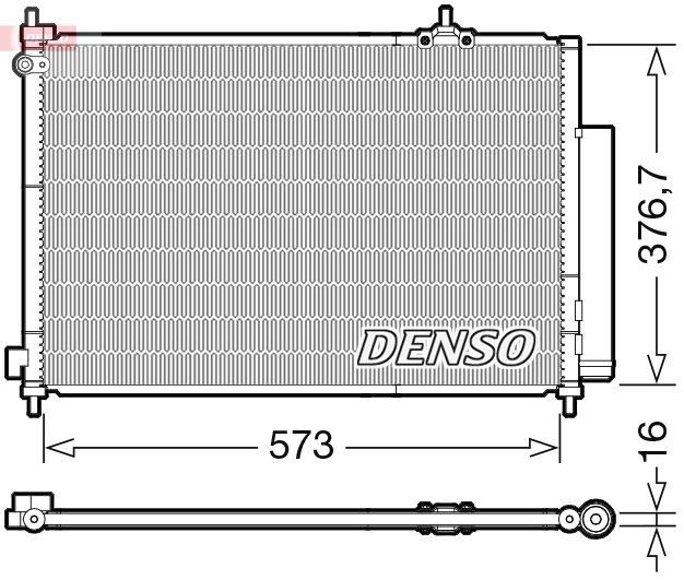 DENSO DCN40031 Condensatore, Climatizzatore-Condensatore, Climatizzatore-Ricambi Euro