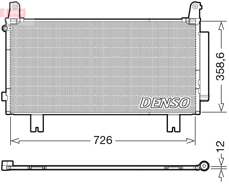 DENSO DCN40032 Condensatore, Climatizzatore