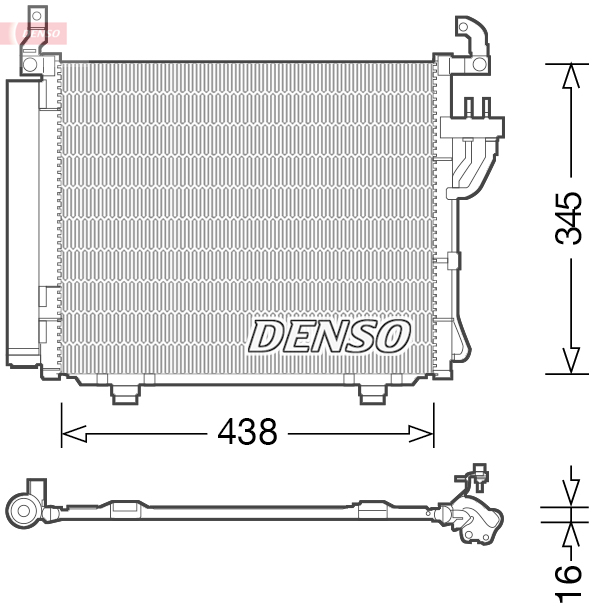 DENSO DCN41003 Condensatore, Climatizzatore