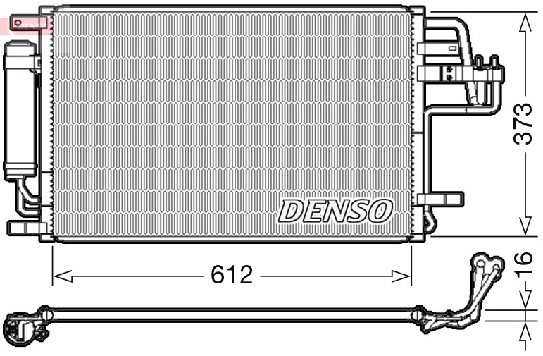 DENSO DCN41007 Condenser,...