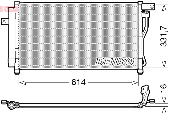 DENSO DCN41009 Kondenzátor,...