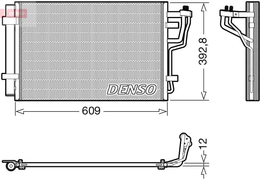 DENSO DCN41013 Condensatore, Climatizzatore