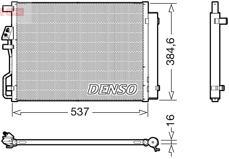 DENSO DCN41021 Condenser,...