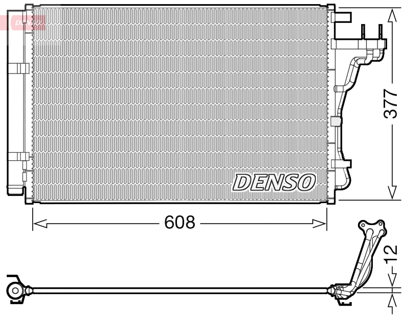 DENSO DCN43004 Condensatore, Climatizzatore-Condensatore, Climatizzatore-Ricambi Euro