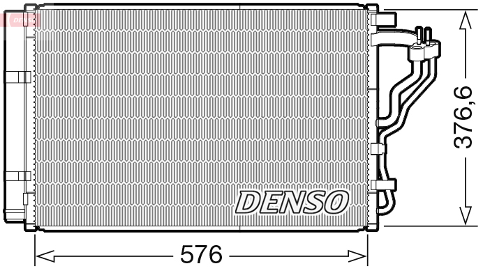 DENSO DCN43008 Condensatore, Climatizzatore-Condensatore, Climatizzatore-Ricambi Euro