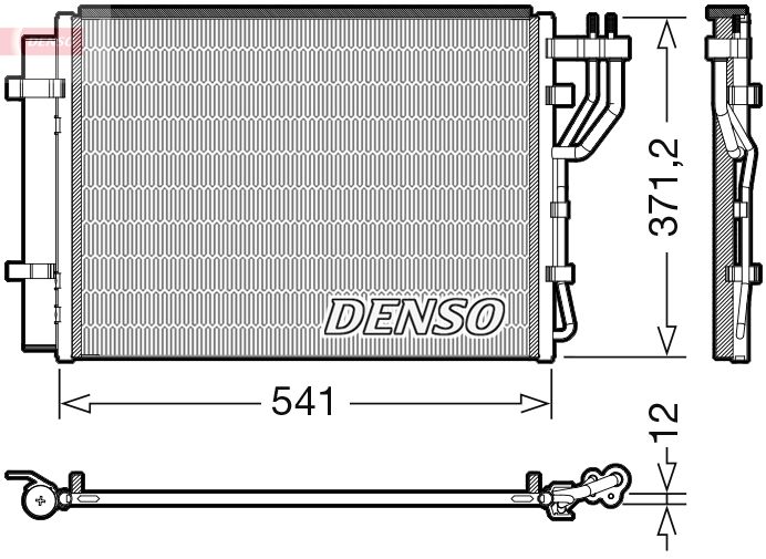 DENSO DCN43010 Kondenzátor,...