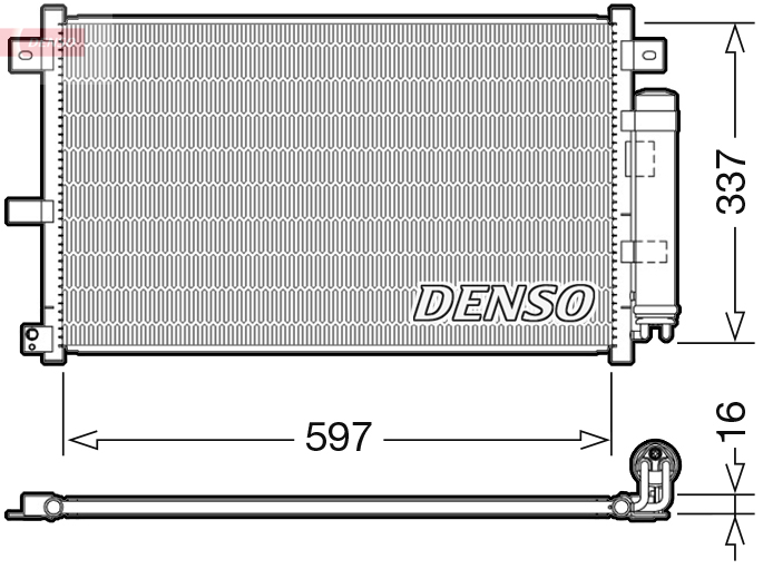 DENSO DCN44001 Condensatore, Climatizzatore