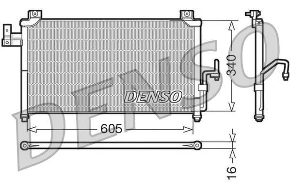 DENSO DCN44005 Kondenzátor,...