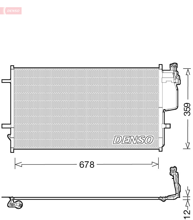 DENSO DCN44010 Condensatore, Climatizzatore