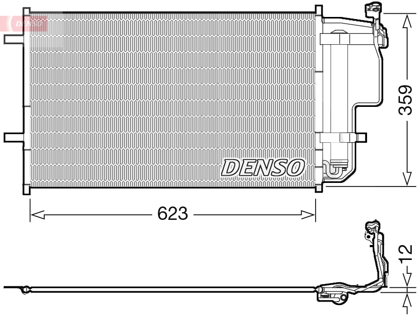 DENSO DCN44011 Condenser,...