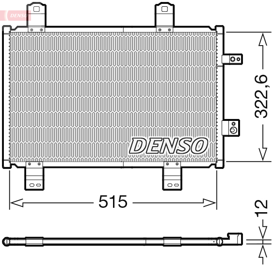 DENSO DCN44018 Condensatore, Climatizzatore-Condensatore, Climatizzatore-Ricambi Euro