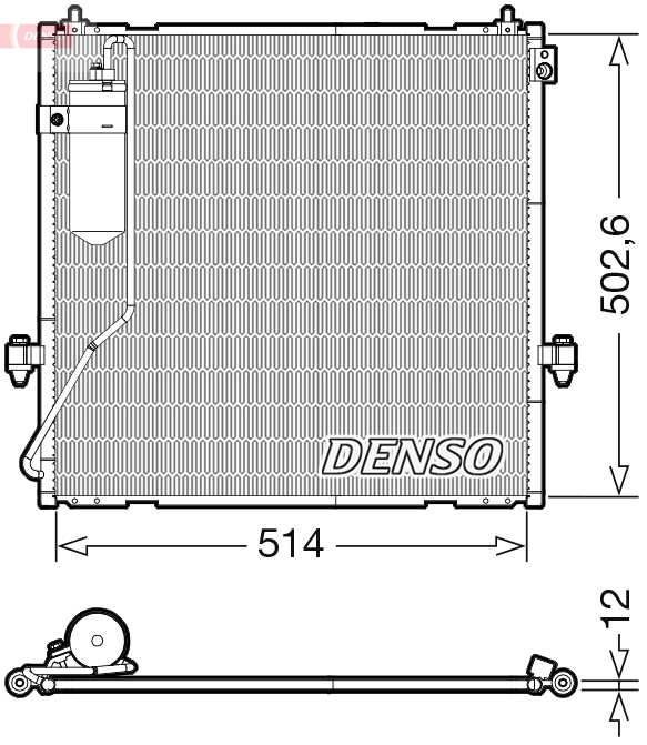 DENSO DCN45010 Condensatore, Climatizzatore