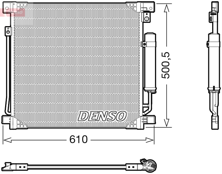 DENSO DCN45013 Kondenzátor,...