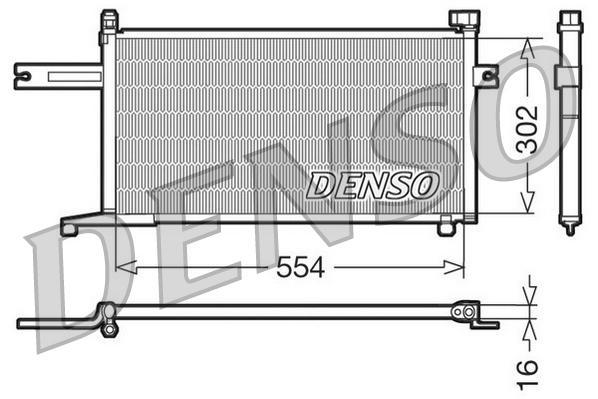 DENSO DCN46005 Condensatore, Climatizzatore