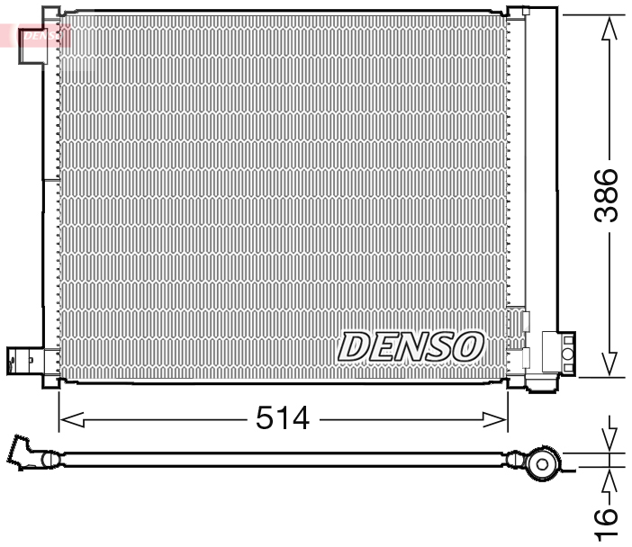 DENSO DCN46022 Kondenzátor,...