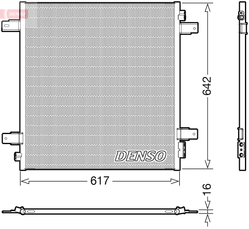 DENSO DCN46027 Condensatore, Climatizzatore