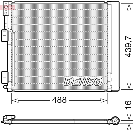 DENSO DCN46028 кондензатор,...