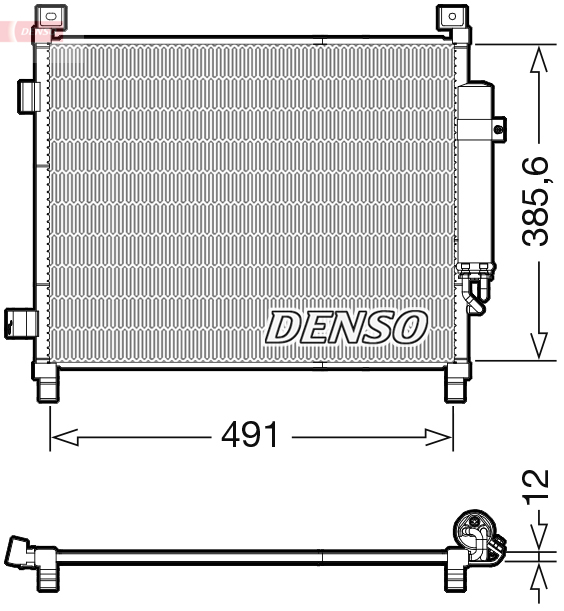 DENSO DCN46031 Condensatore, Climatizzatore-Condensatore, Climatizzatore-Ricambi Euro