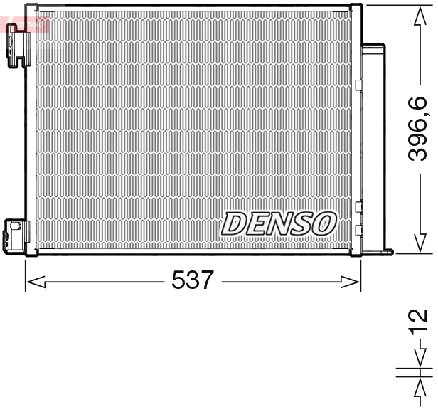 DENSO DCN46032 Condensatore, Climatizzatore-Condensatore, Climatizzatore-Ricambi Euro
