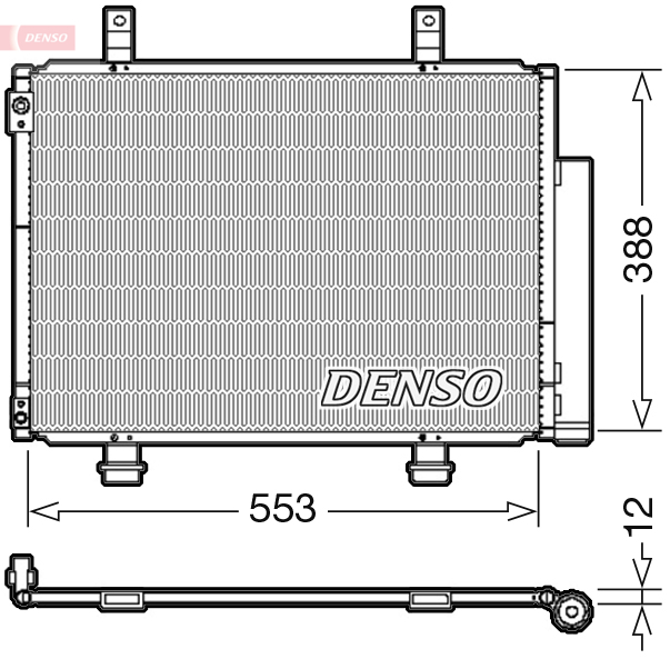 DENSO DCN47007 Condenser,...