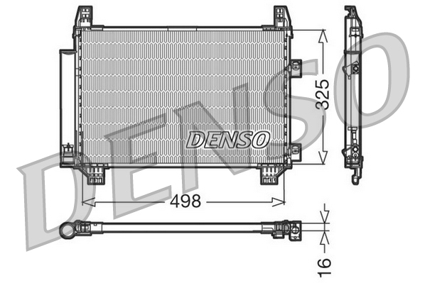 DENSO DCN50001 Condensatore, Climatizzatore-Condensatore, Climatizzatore-Ricambi Euro