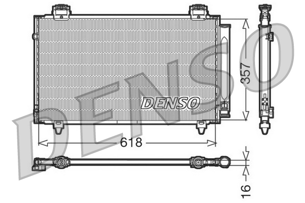 DENSO DCN50004 Condensatore, Climatizzatore