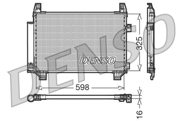 DENSO DCN50007 Condensatore, Climatizzatore-Condensatore, Climatizzatore-Ricambi Euro