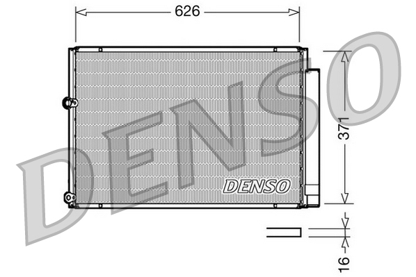 DENSO DCN50018 Condensatore, Climatizzatore