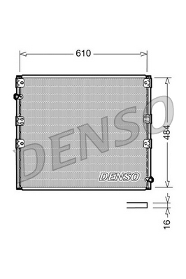 DENSO DCN50020 Condensatore, Climatizzatore-Condensatore, Climatizzatore-Ricambi Euro