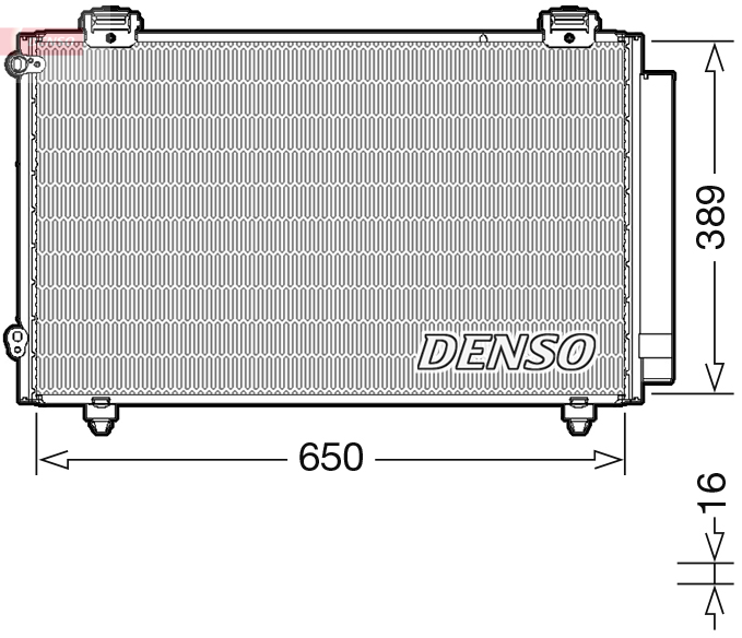 DENSO DCN50023 Condensatore, Climatizzatore