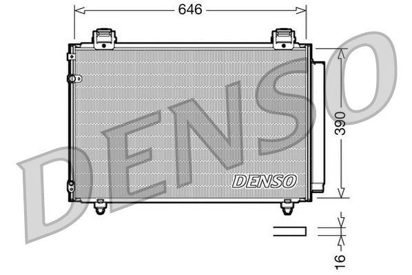 DENSO DCN50024 Condenser,...