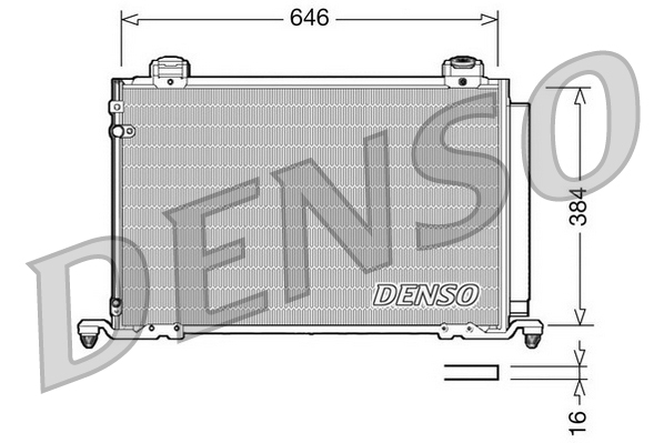 DENSO DCN50026 Condensatore, Climatizzatore-Condensatore, Climatizzatore-Ricambi Euro