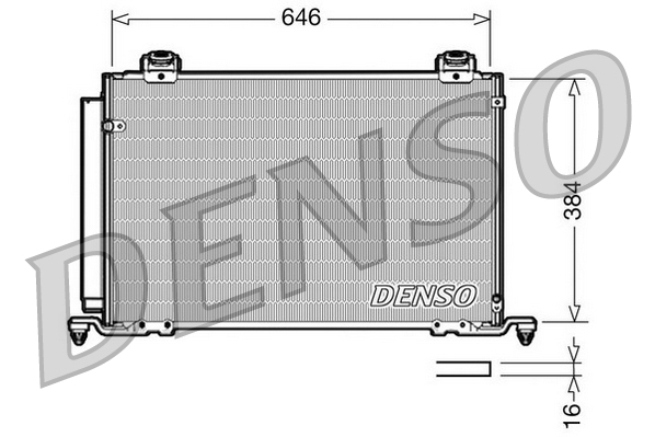 DENSO DCN50027 Condensatore, Climatizzatore