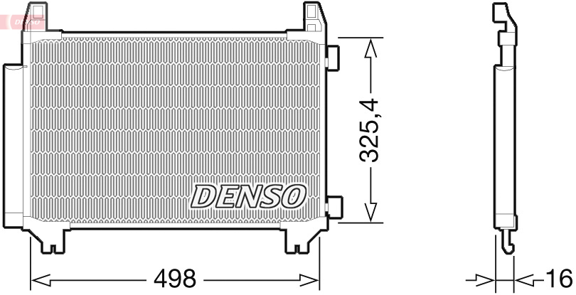 DENSO DCN50028 Condensatore, Climatizzatore-Condensatore, Climatizzatore-Ricambi Euro