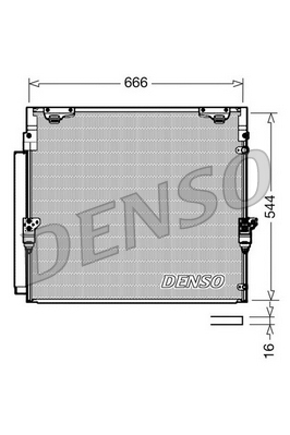 DENSO DCN50036 Condensatore, Climatizzatore
