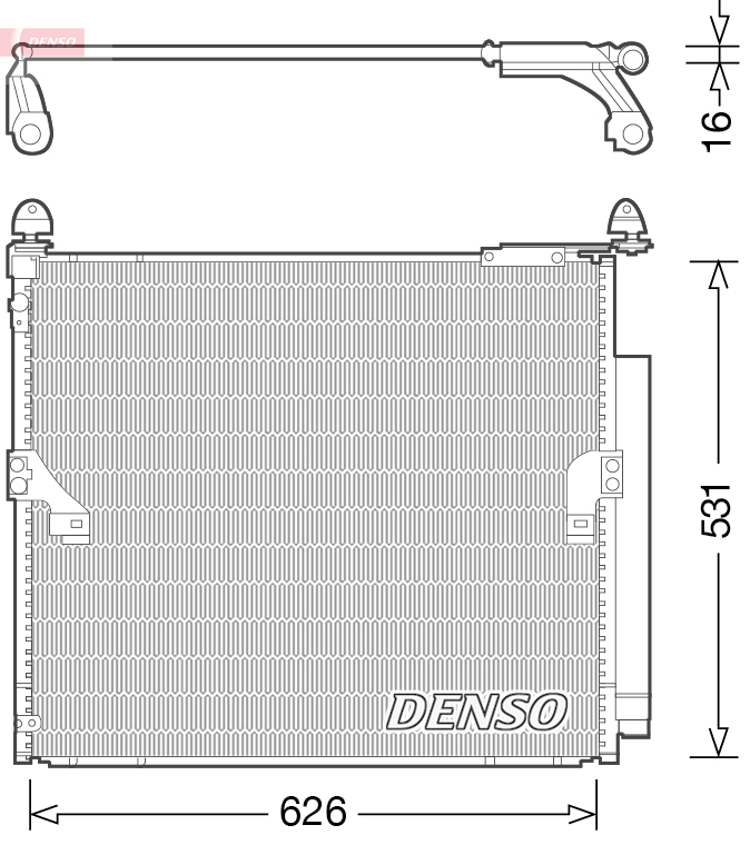 DENSO DCN50038 Condensatore, Climatizzatore