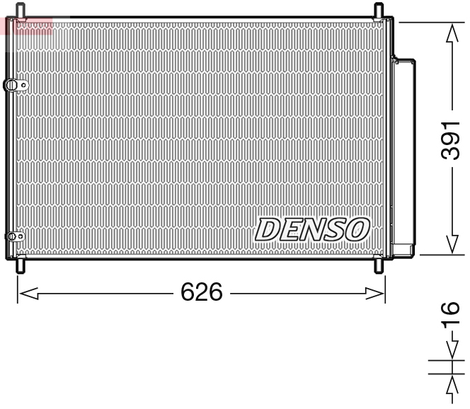 DENSO DCN50041 Condensatore, Climatizzatore-Condensatore, Climatizzatore-Ricambi Euro