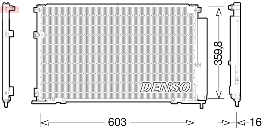 DENSO DCN50047 Condensatore, Climatizzatore