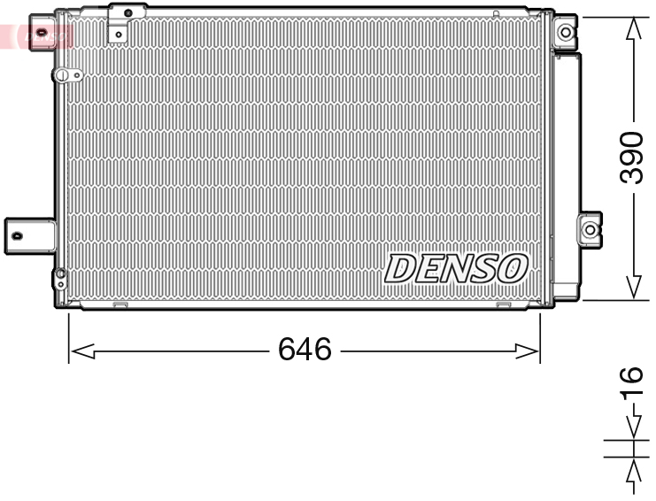 DENSO DCN50049 Condensatore, Climatizzatore